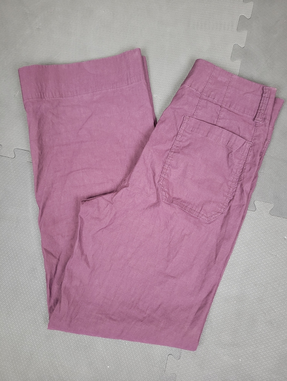 MAEVE The Colette Pants Womens 30 Wide Leg Burgundy Anthropologie